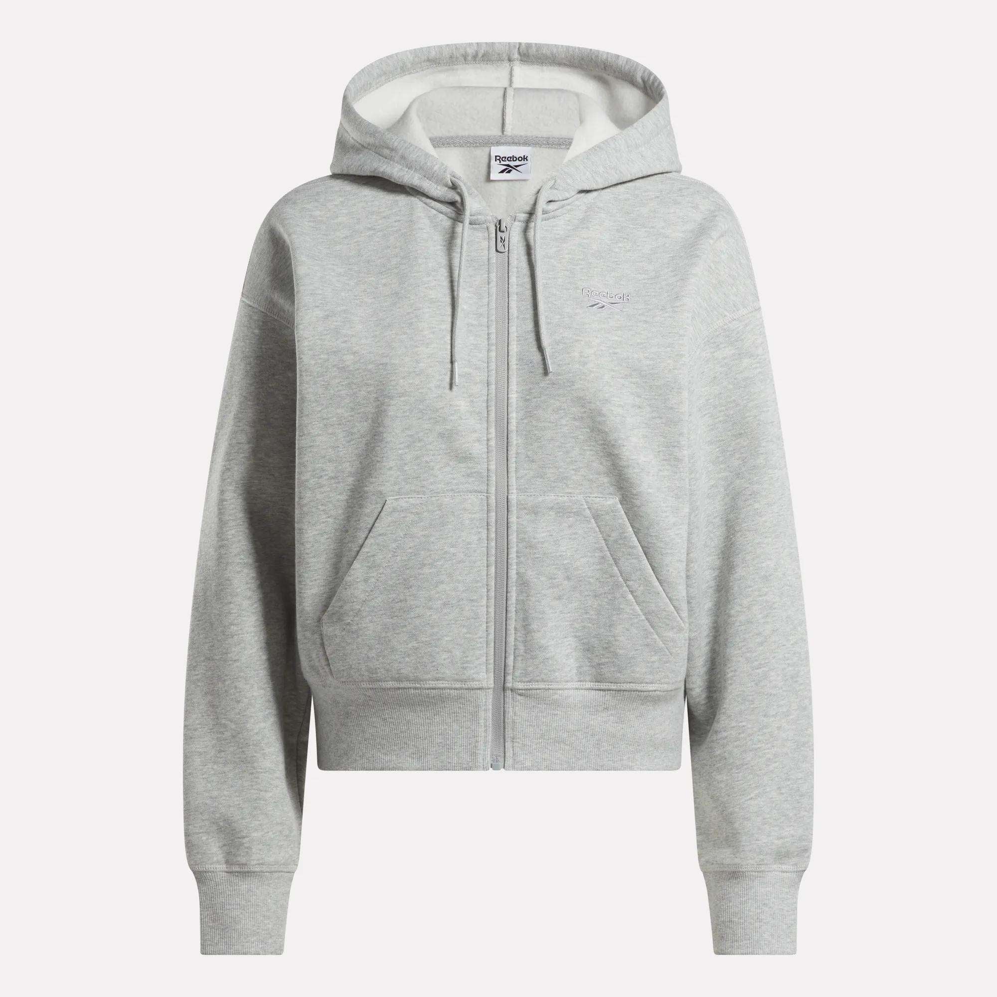 Women's Cropped Full-Zip Hoodie - Reebok