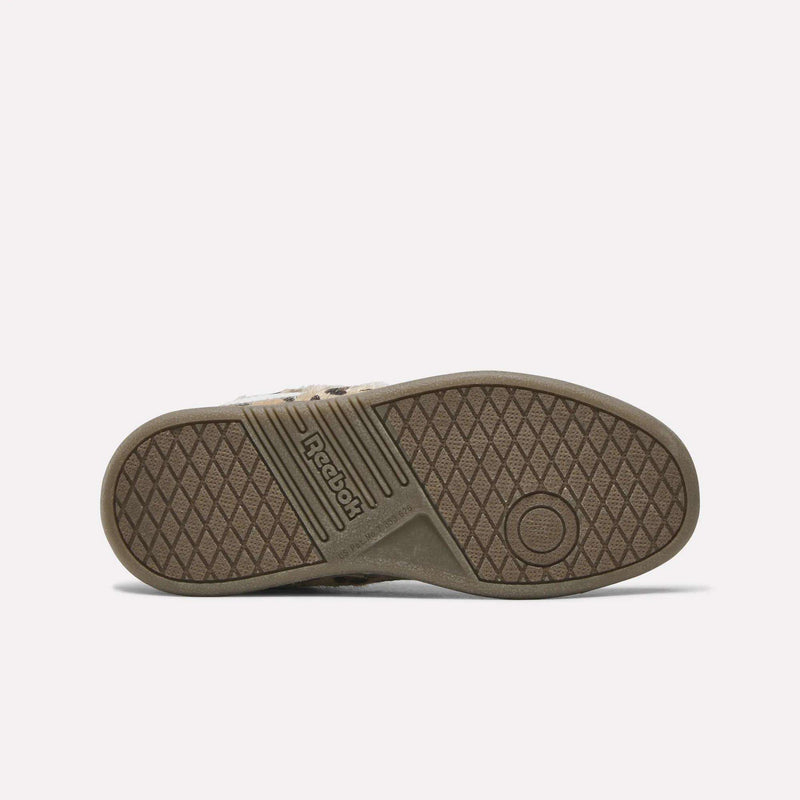 The brown rubber outsole of these Forte Match T Shoes - Big Kids features a textured tread pattern.