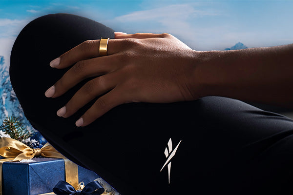 woman wearing black leggings and sports ring