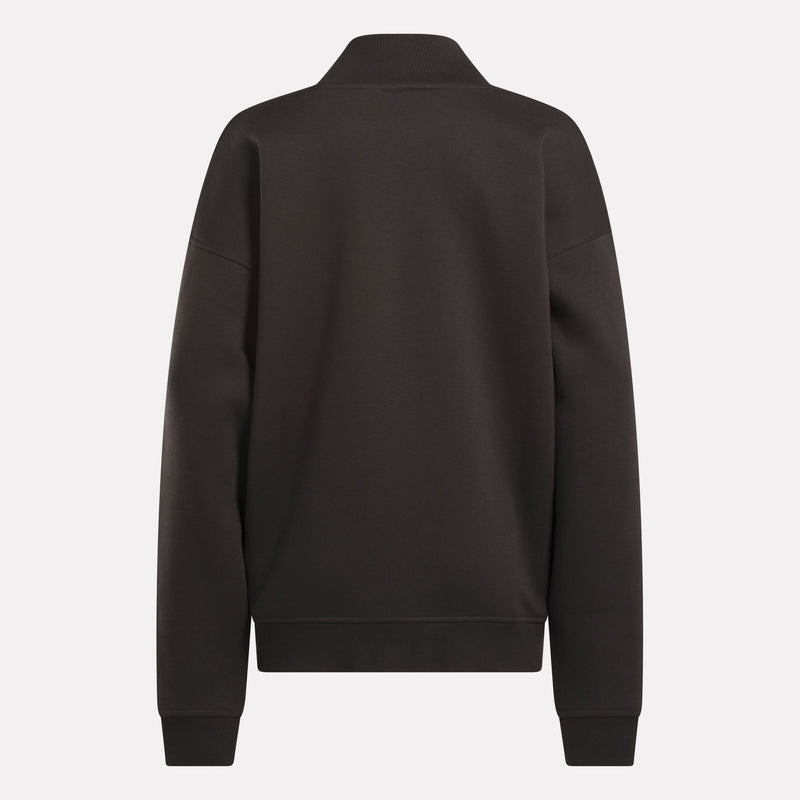 Women's Longline Roll Neck Sweatshirt