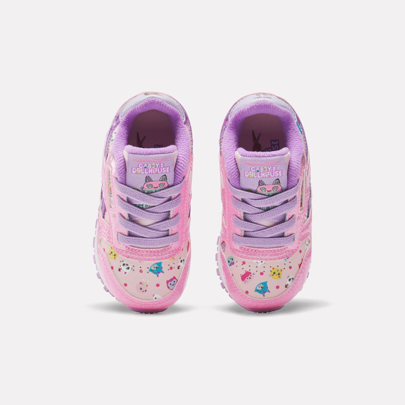 Reebok x Gabby's Dollhouse CL Step 'n Flash 2.0 Elastic Lace Shoes - Little Kids