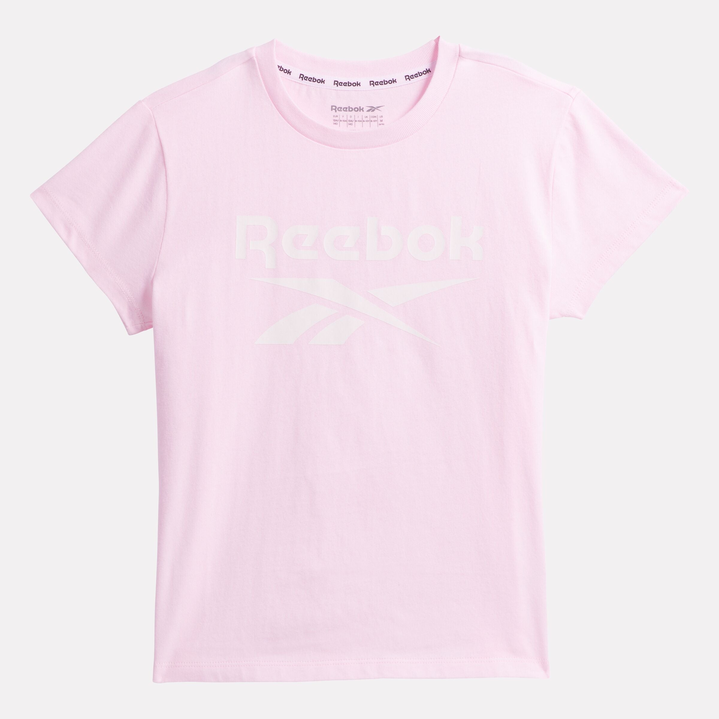 REEBOK everyone CLASSIC BORDER LONG SLEEVE TEE SHIRT (GRAY