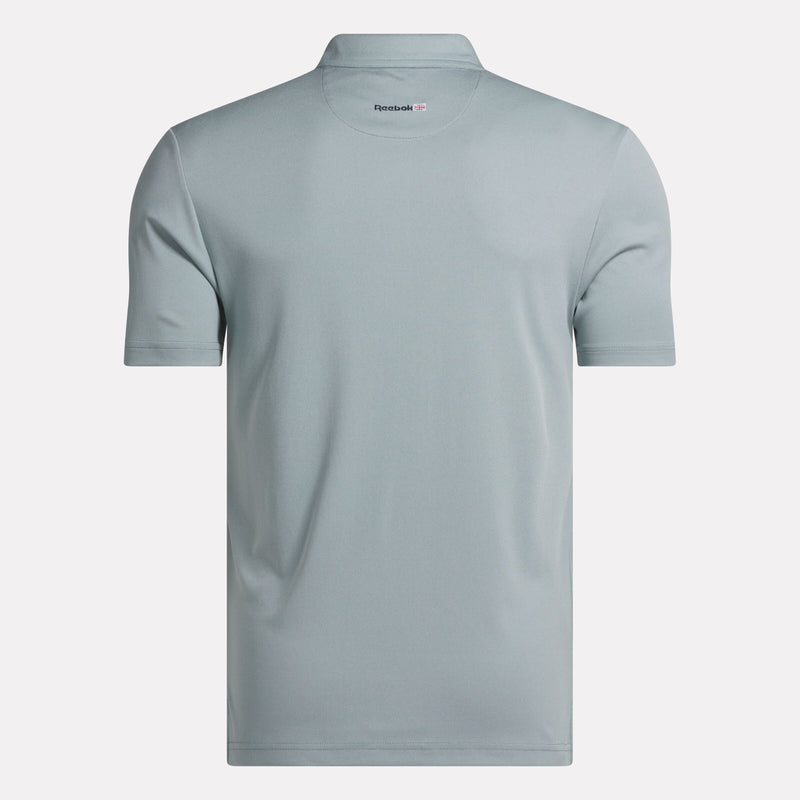 Men's Short Sleeve Oxford Knit Pique Polo Shirt