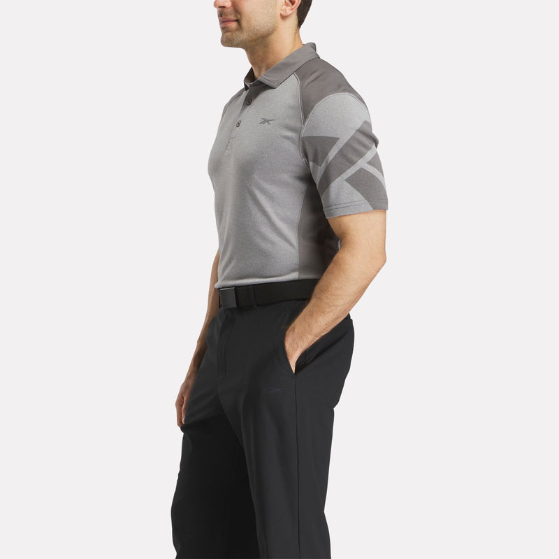 Men's Short Sleeve Signature Vector Sleeve Polo Shirt