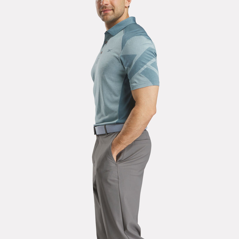 Men's Short Sleeve Signature Vector Sleeve Polo Shirt