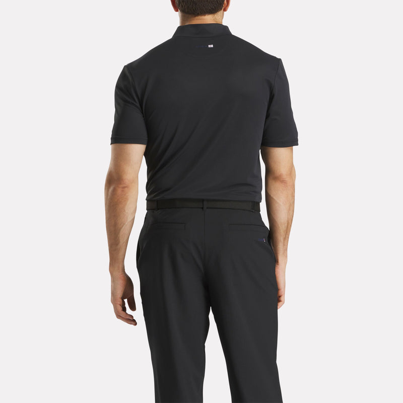 Men's Colorblock Bonded Collar Polo Shirt
