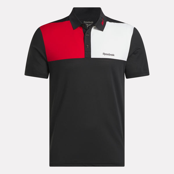 Men's Colorblock Bonded Collar Polo Shirt