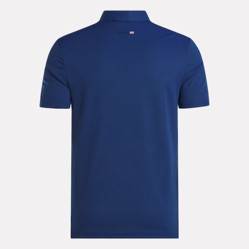 Men's Colorblock Bonded Collar Polo Shirt
