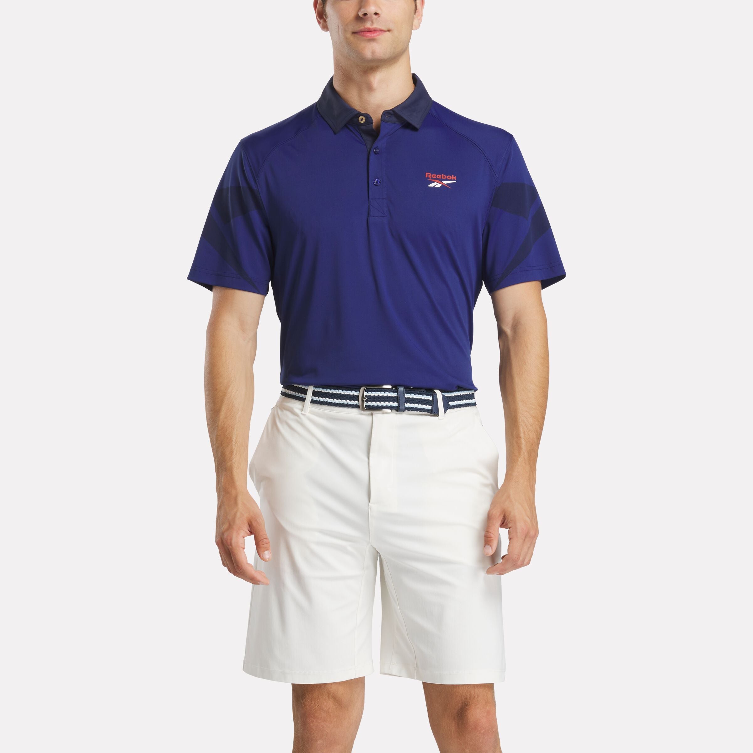 Men's Signature Vector Colorblocked Polo Shirt - Reebok