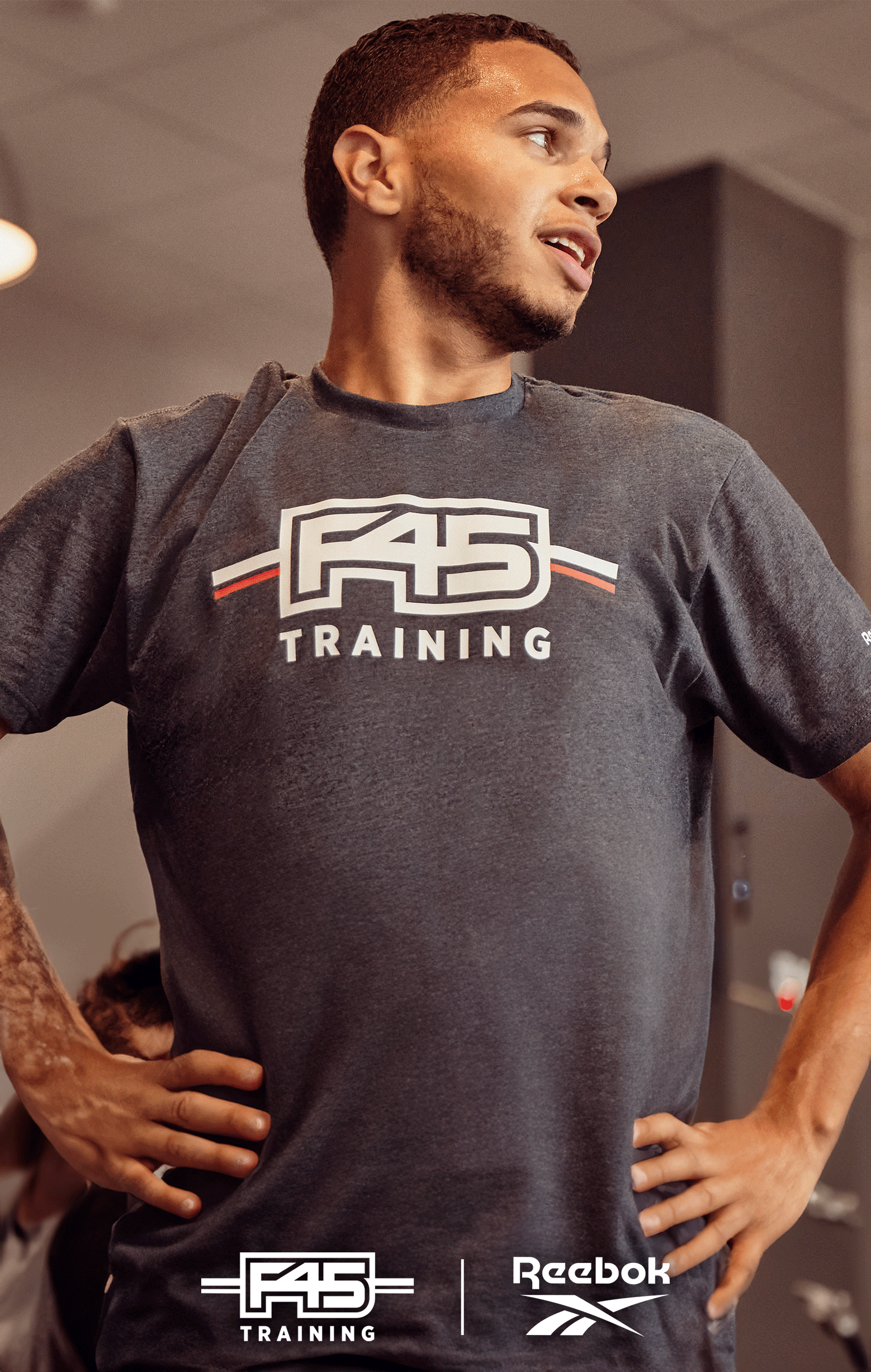 People at a gym working out