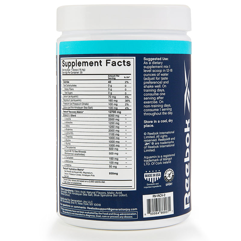 Reebok ReeCover BCAA + EAA + Electrolytes