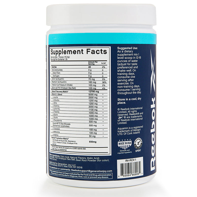 Reebok ReeCover BCAA + EAA + Electrolytes