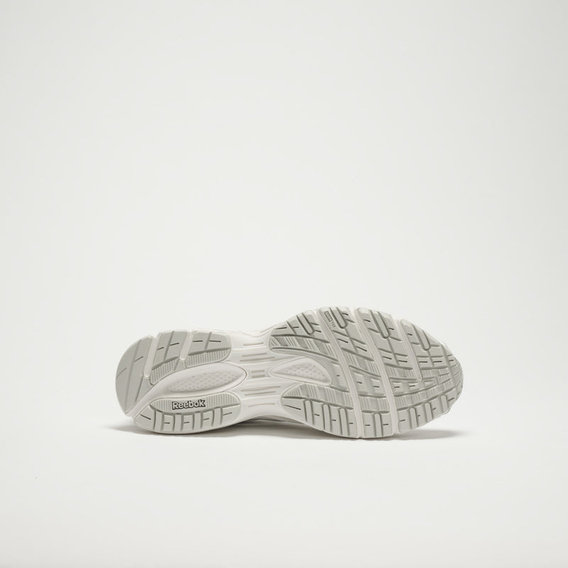 Close-up of the sole of Reebok Premier Road Ultra LTD Shoes, showcasing the textured tread pattern and dual-density midsole against a plain white background.